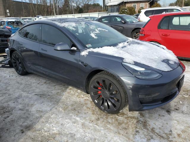 5YJ3E1EC6PF637624 - 2023 TESLA MODEL 3 GRAY photo 4