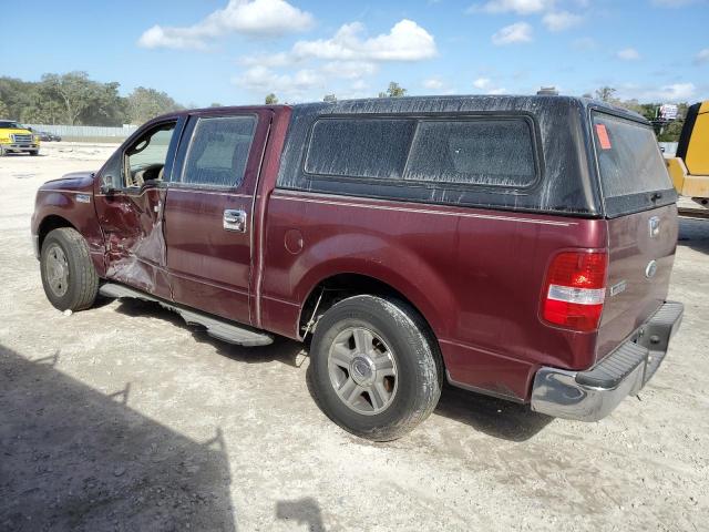 1FTRW12WX6FA68857 - 2006 FORD F150 SUPERCREW BURGUNDY photo 2