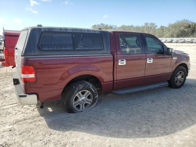 1FTRW12WX6FA68857 - 2006 FORD F150 SUPERCREW BURGUNDY photo 3