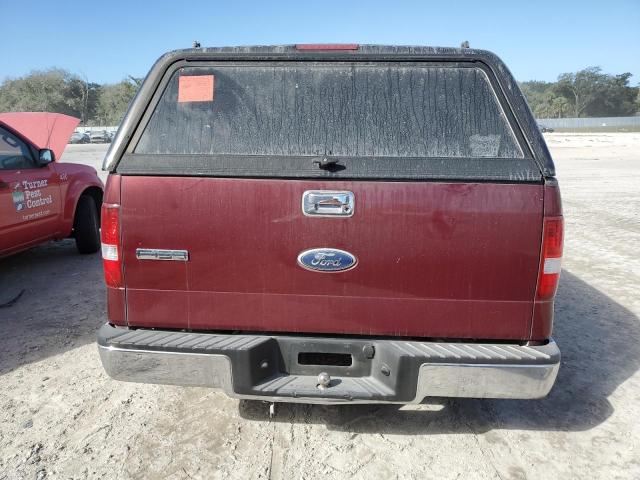 1FTRW12WX6FA68857 - 2006 FORD F150 SUPERCREW BURGUNDY photo 6