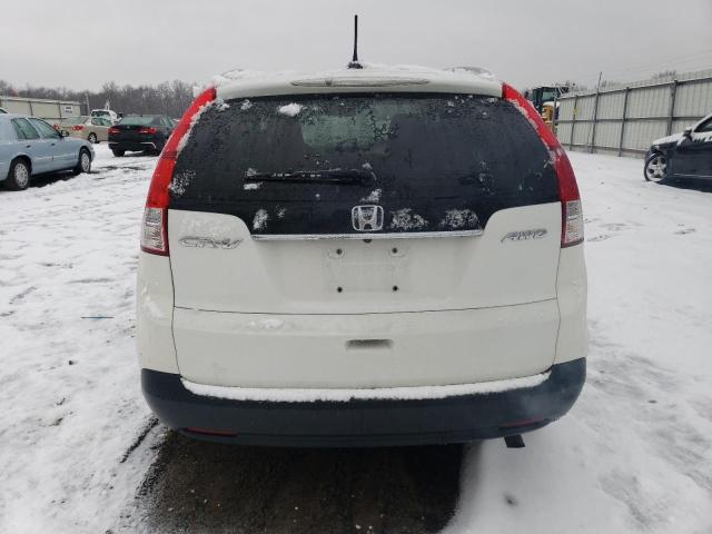 5J6RM4H76CL048393 - 2012 HONDA CR-V EXL WHITE photo 6