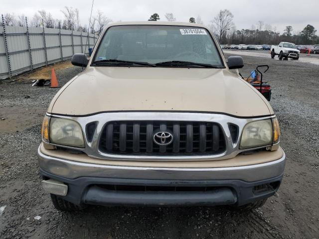 5TESM92N22Z089759 - 2002 TOYOTA TACOMA XTRACAB PRERUNNER 金色 照片 5
