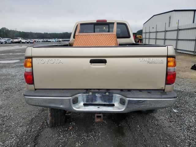 5TESM92N22Z089759 - 2002 TOYOTA TACOMA XTRACAB PRERUNNER 金色 照片 6