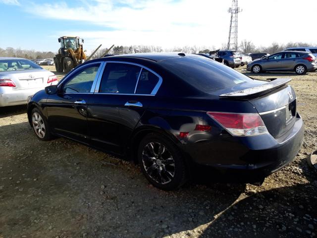 1HGCP36828A027327 - 2008 HONDA ACCORD EXL BLACK photo 2