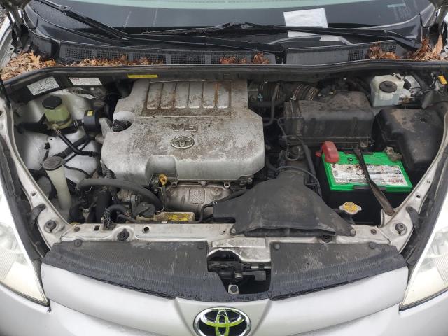 5TDZK23CX8S117287 - 2008 TOYOTA SIENNA CE SILVER photo 12