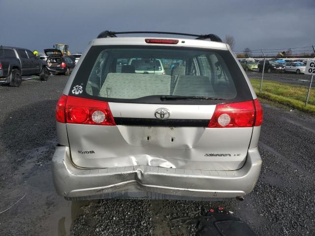 5TDZK23CX8S117287 - 2008 TOYOTA SIENNA CE SILVER photo 6