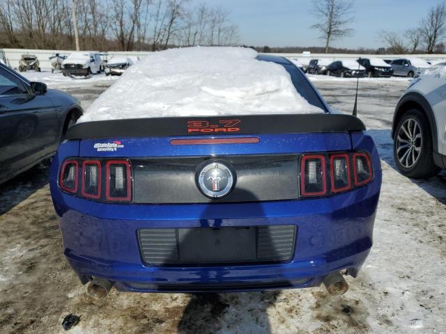 1ZVBP8AM4E5287242 - 2014 FORD MUSTANG BLUE photo 6