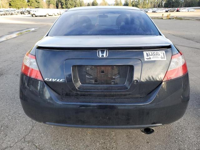 2HGFG126X9H523842 - 2009 HONDA CIVIC LX BLACK photo 6