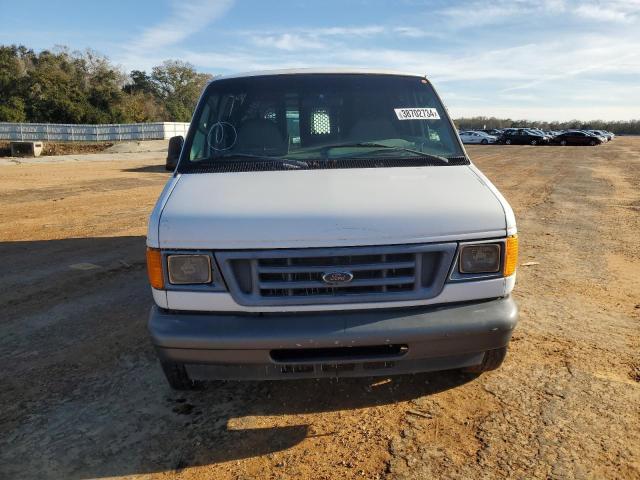 1FTRE14W86HB20765 - 2006 FORD ECONOLINE E150 VAN WHITE photo 5