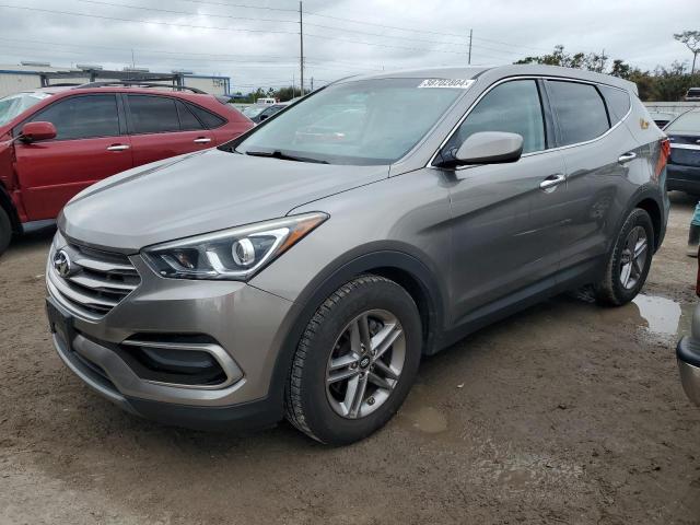 5NMZT3LB0HH044153 - 2017 HYUNDAI SANTA FE S GRAY photo 1