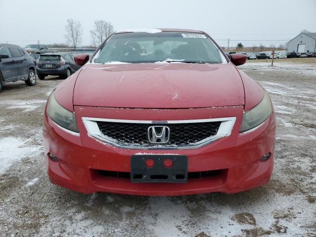 1HGCS22879A010443 - 2009 HONDA ACCORD EXL RED photo 5