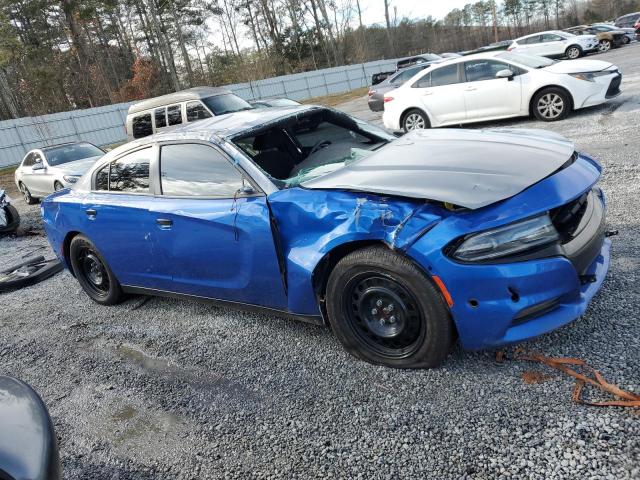 2C3CDXKT4LH127422 - 2020 DODGE CHARGER POLICE BLUE photo 4