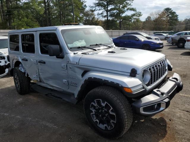 1C4PJXEN4RW102517 - 2024 JEEP WRANGLER SAHARA SILVER photo 4