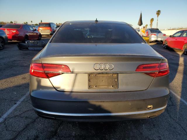 WAU32AFD4FN007730 - 2015 AUDI A8 L QUATTRO GRAY photo 6