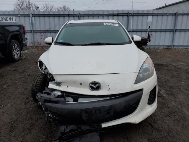 JM1BL1L79D1789537 - 2013 MAZDA 3 I WHITE photo 5