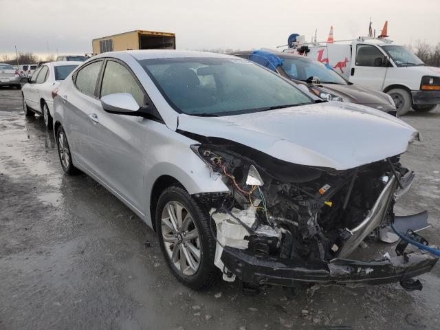 KMHDH4AE6EU055544 - 2014 HYUNDAI ELANTRA SE SILVER photo 4