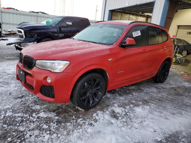 5UXWX9C5XH0T07140 - 2017 BMW X3 XDRIVE28I RED photo 1