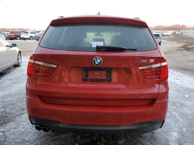 5UXWX9C5XH0T07140 - 2017 BMW X3 XDRIVE28I RED photo 6