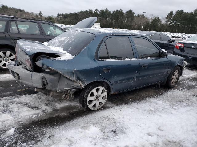 2T1BR12EX2C534886 - 2002 TOYOTA COROLLA CE BLUE photo 3