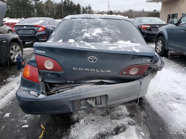 2T1BR12EX2C534886 - 2002 TOYOTA COROLLA CE BLUE photo 6