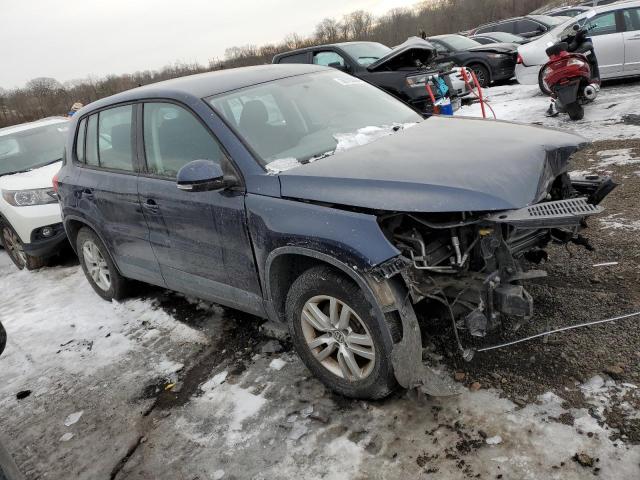 WVGBV7AXXCW528933 - 2012 VOLKSWAGEN TIGUAN S BLUE photo 4