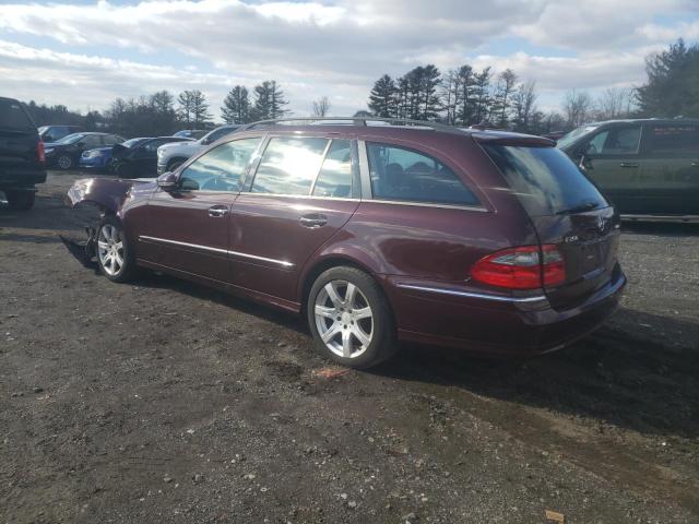 WDBUH87X68B293445 - 2008 MERCEDES-BENZ E 350 4MATIC WAGON MAROON photo 2