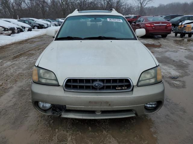 4S3BH896737612277 - 2003 SUBARU LEGACY OUTBACK H6 3.0 VDC WHITE photo 5