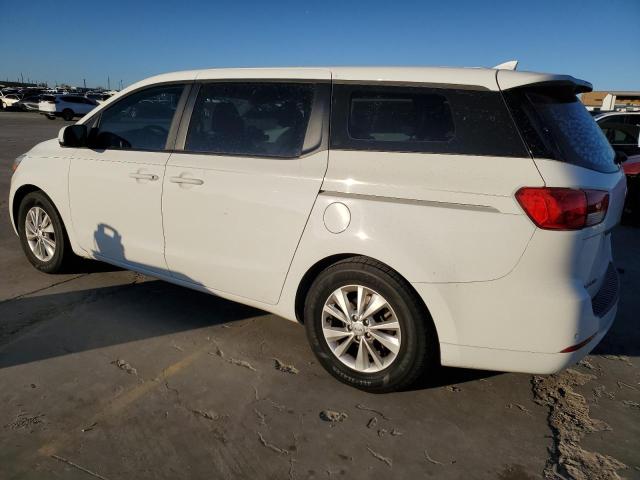 KNDMA5C15F6029399 - 2015 KIA SEDONA L WHITE photo 2