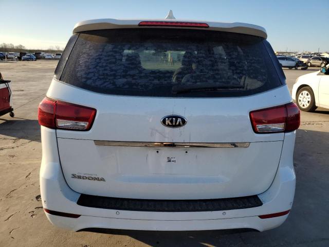 KNDMA5C15F6029399 - 2015 KIA SEDONA L WHITE photo 6