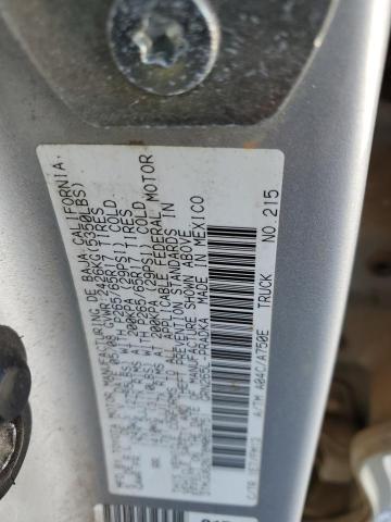 3TMJU62N78M069751 - 2008 TOYOTA TACOMA DOUBLE CAB PRERUNNER SILVER photo 12