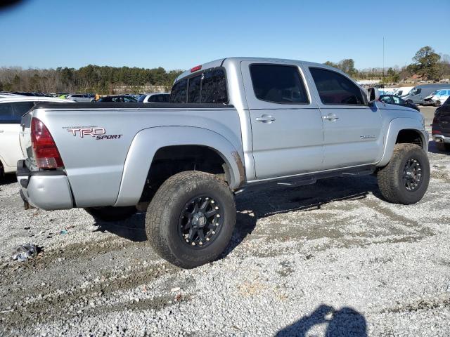 3TMJU62N78M069751 - 2008 TOYOTA TACOMA DOUBLE CAB PRERUNNER SILVER photo 3