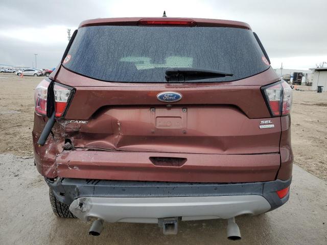 1FMCU0HD7JUB97599 - 2018 FORD ESCAPE SEL BURGUNDY photo 6