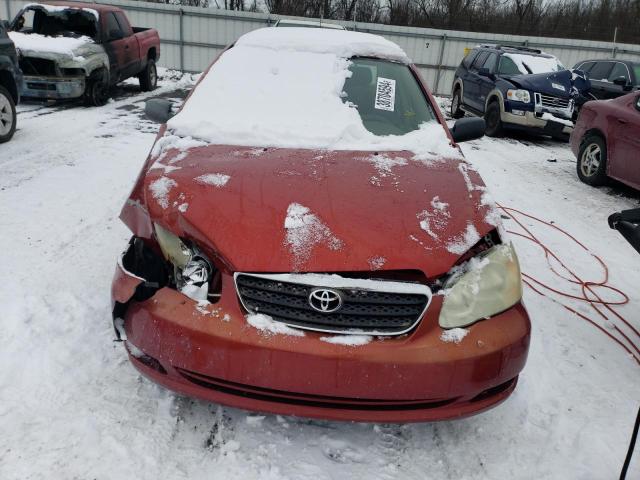 2T1BR32E85C508626 - 2005 TOYOTA COROLLA CE ORANGE photo 5