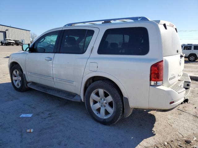 5N1BA0ND0AN603869 - 2010 NISSAN ARMADA SE WHITE photo 2