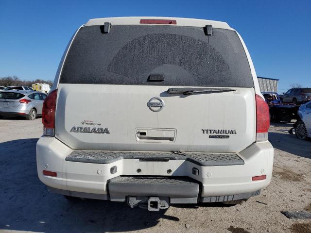 5N1BA0ND0AN603869 - 2010 NISSAN ARMADA SE WHITE photo 6