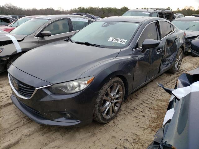 JM1GJ1W5XE1106493 - 2014 MAZDA 6 GRAND TOURING GRAY photo 1