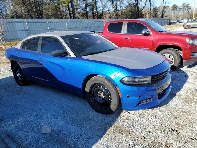 2C3CDXKT5HH649645 - 2017 DODGE CHARGER POLICE BLUE photo 4