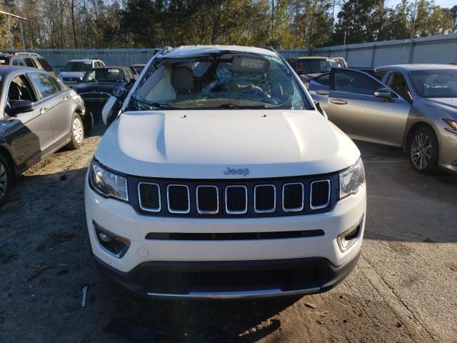 3C4NJCCB2LT187265 - 2020 JEEP COMPASS LIMITED WHITE photo 5