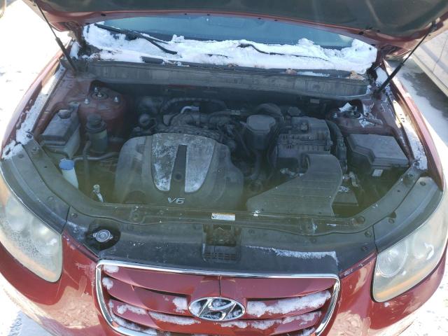 5NMSK4AG6AH386124 - 2010 HYUNDAI SANTA FE LIMITED BURGUNDY photo 12