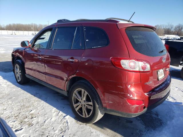 5NMSK4AG6AH386124 - 2010 HYUNDAI SANTA FE LIMITED BURGUNDY photo 2