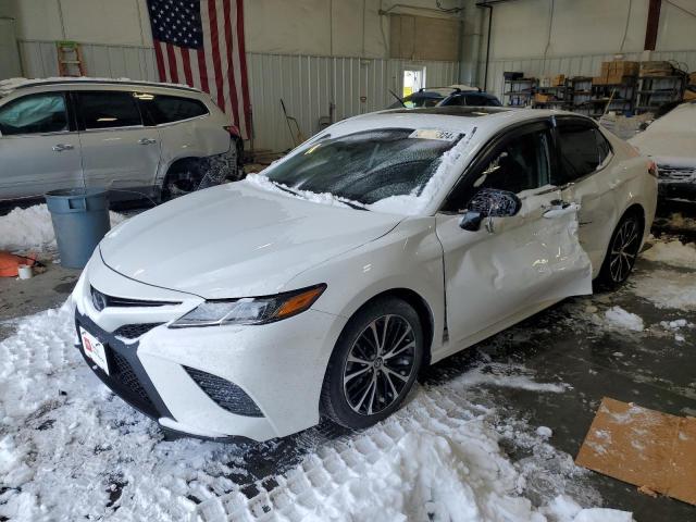 4T1B11HKXKU778217 - 2019 TOYOTA CAMRY L WHITE photo 1