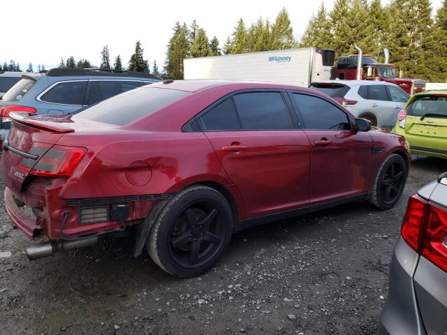 1FAHP2KT1EG117270 - 2014 FORD TAURUS SHO RED photo 3