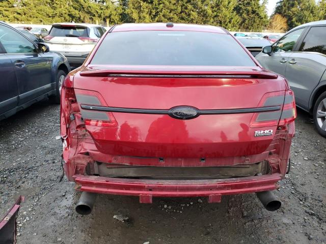 1FAHP2KT1EG117270 - 2014 FORD TAURUS SHO RED photo 6