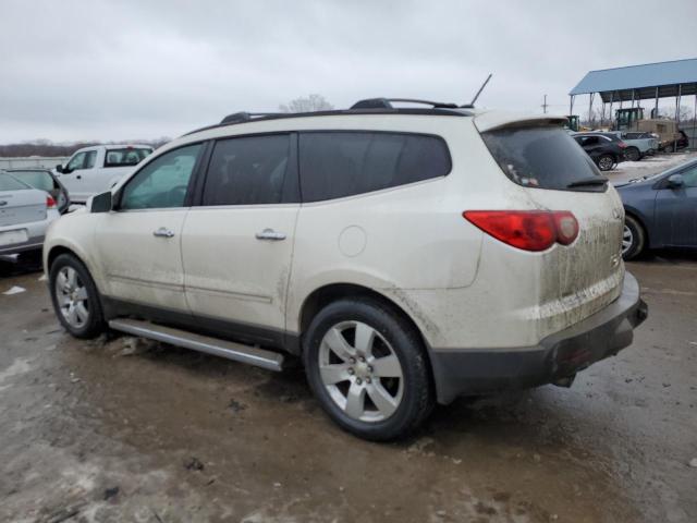 1GNKVLED0BJ359702 - 2011 CHEVROLET TRAVERSE LTZ WHITE photo 2