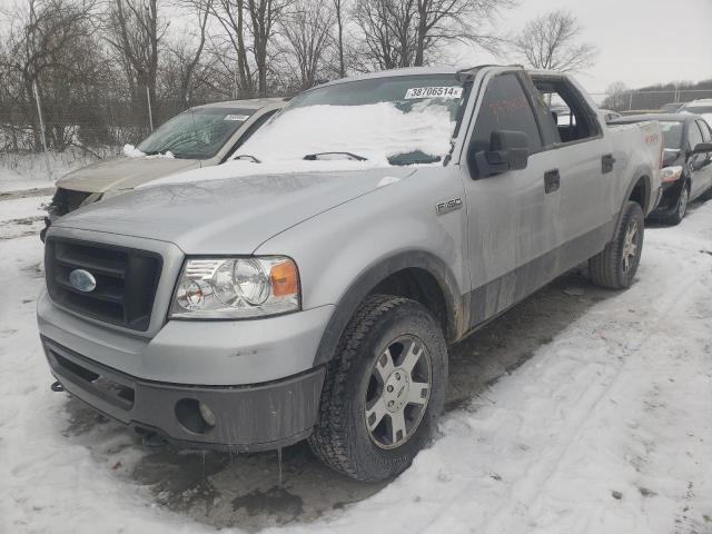 1FTPW14V86FB63817 - 2006 FORD F150 SUPERCREW SILVER photo 1