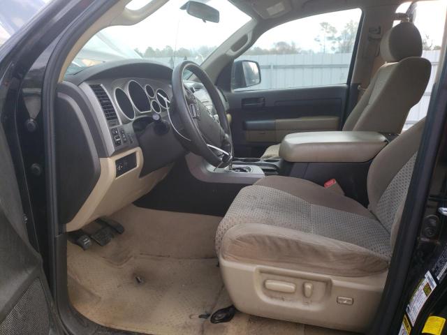 5TFRM5F19BX034280 - 2011 TOYOTA TUNDRA DOUBLE CAB SR5 BLACK photo 7