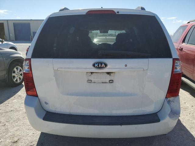 KNDMB233496318386 - 2009 KIA SEDONA EX WHITE photo 6