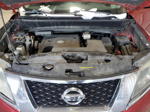 5N1AR2MM3EC645701 - 2014 NISSAN PATHFINDER S BURGUNDY photo 12