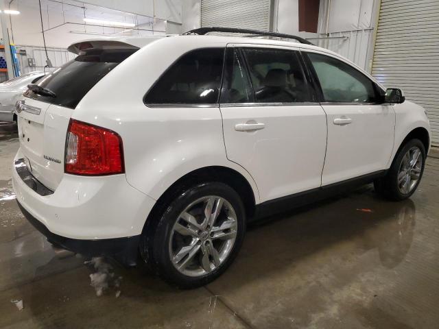 2FMDK3KC8BBB63593 - 2011 FORD EDGE LIMITED WHITE photo 3