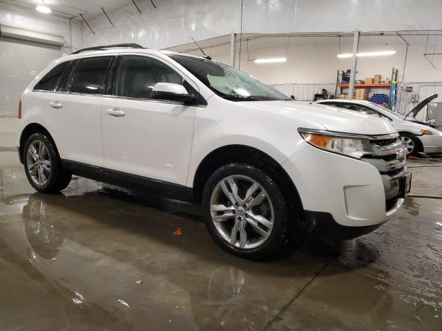 2FMDK3KC8BBB63593 - 2011 FORD EDGE LIMITED WHITE photo 4